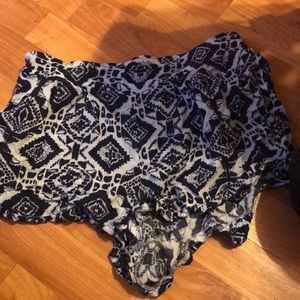 charlotte russe fabric shorts